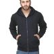 B&W Sweat Shirt with Zip & Hood sshz11(Navy Blue)
